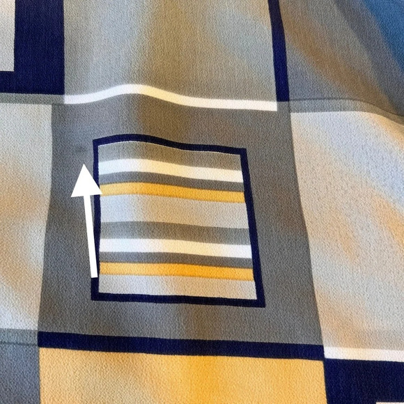 Royal Prestige Vintage Geometric Men’s Square Tail Short Sleeved Shirt. XL. - Picture 8 of 9